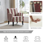 Fauteuil campagnard français – Multicolore, clous décoratifs, siège unique
