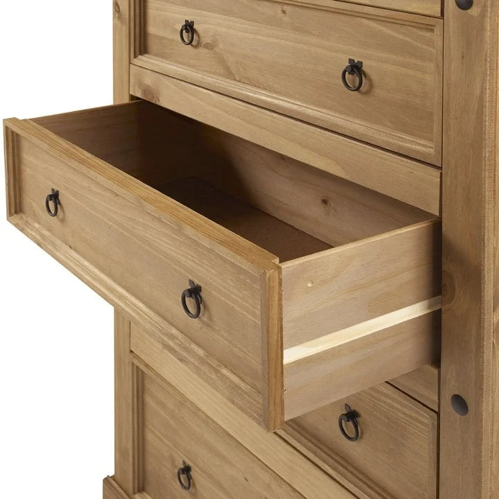 Wood Dresser 4 Drawers Chest Corona