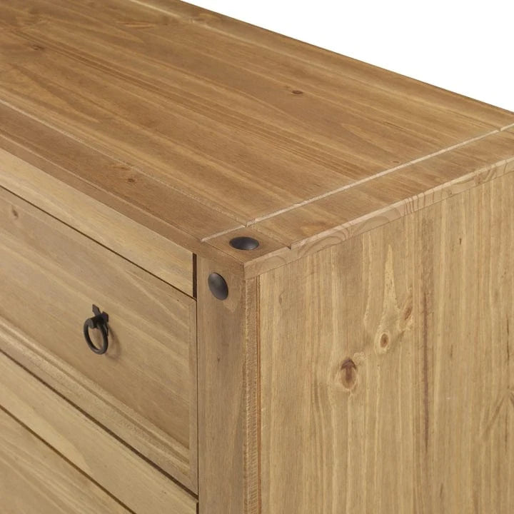 Commode en bois 4 tiroirs Corona