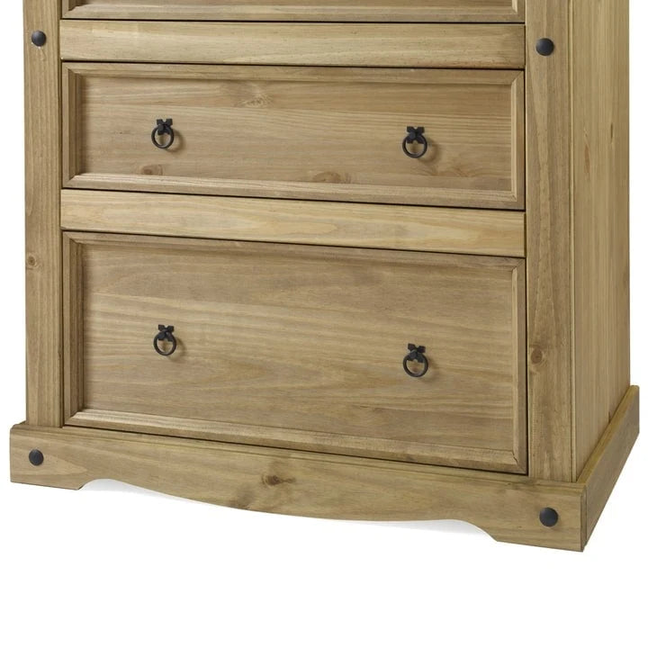 Commode en bois 4 tiroirs Corona