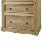 Commode en bois 4 tiroirs Corona