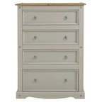 Commode en bois 4 tiroirs Corona