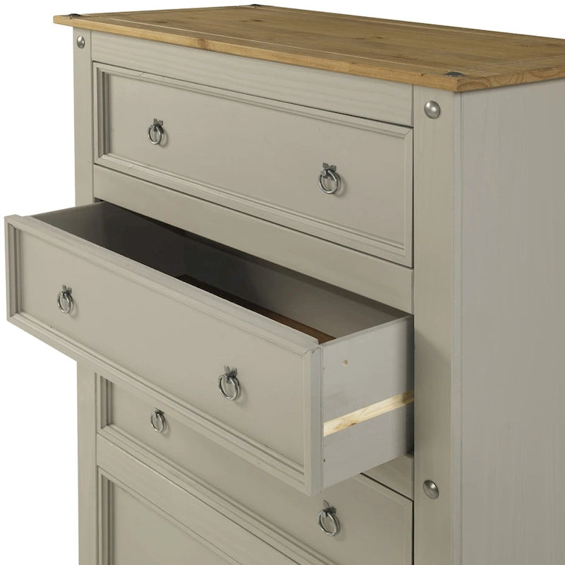Commode en bois 4 tiroirs Corona