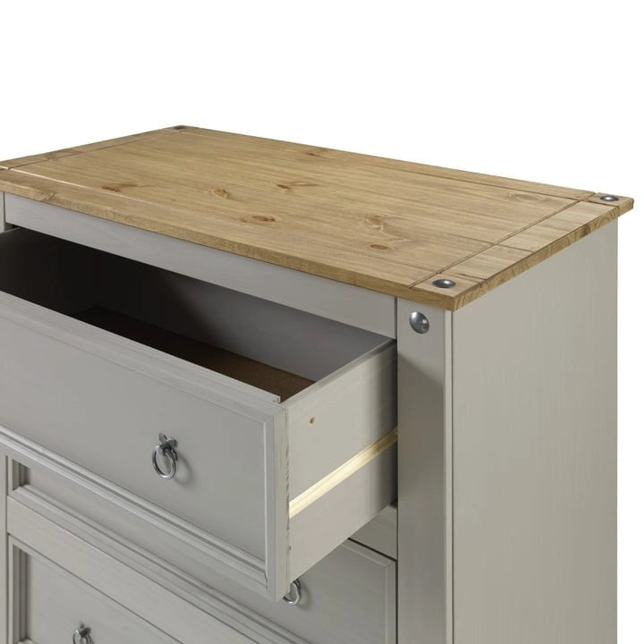 Commode en bois 4 tiroirs Corona