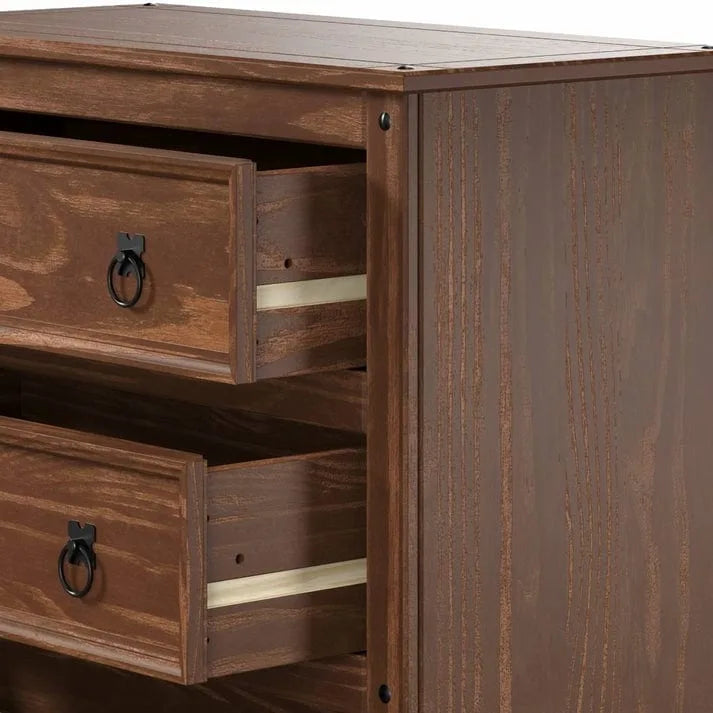 Commode en bois 4 tiroirs Corona