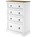 Commode en bois 4 tiroirs Corona