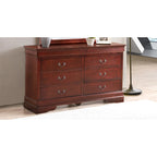 Commode 6 tiroirs pour chambre à coucher – Style traditionnel, plusieurs couleurs