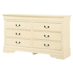 Commode 6 tiroirs pour chambre à coucher – Style traditionnel, plusieurs couleurs