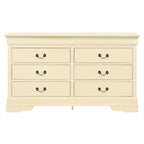 Commode 6 tiroirs pour chambre à coucher – Style traditionnel, plusieurs couleurs