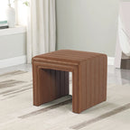 Ottoman HomePop moderne à rainures
