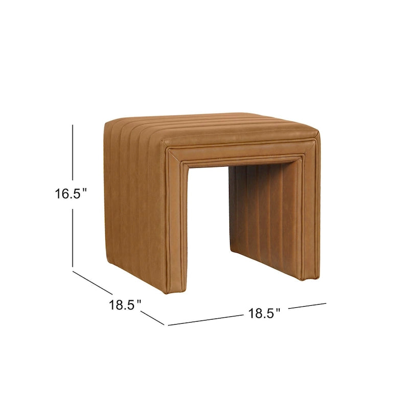 Ottoman HomePop moderne à rainures