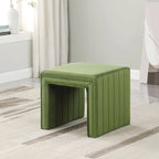 Ottoman HomePop moderne à rainures