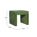 Ottoman HomePop moderne à rainures