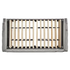 Lit de repos Chareau Glam en velours gris par iNSPIRE Q Modern