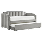 Lit de repos Chareau Glam en velours gris par iNSPIRE Q Modern