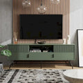 Meuble TV DH BASIC Modern avec 3 tiroirs et passe-câbles de 60 pouces par Denhour