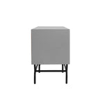 Meuble TV DH BASIC Modern avec 3 tiroirs et passe-câbles de 60 pouces par Denhour