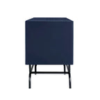 Meuble TV DH BASIC Modern avec 3 tiroirs et passe-câbles de 60 pouces par Denhour