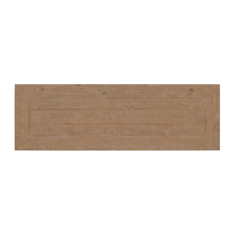 Blanc / Gris / Naturel / Crème et marron / Noir et marron – Table console style ferme côtière, 1 à 2 places