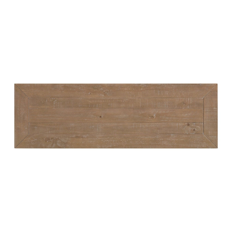 Blanc / Gris / Naturel / Crème et marron / Noir et marron – Table console style ferme côtière, 1 à 2 places