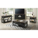 Blanc / Gris / Naturel / Crème et marron / Noir et marron – Table console style ferme côtière, 1 à 2 places