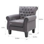 Fauteuil d'appoint moderne Pellebant pour salon