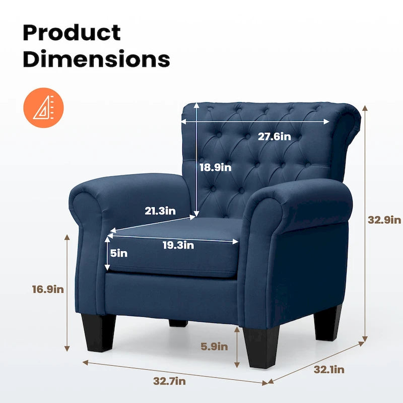 Fauteuil d'appoint moderne Pellebant pour salon