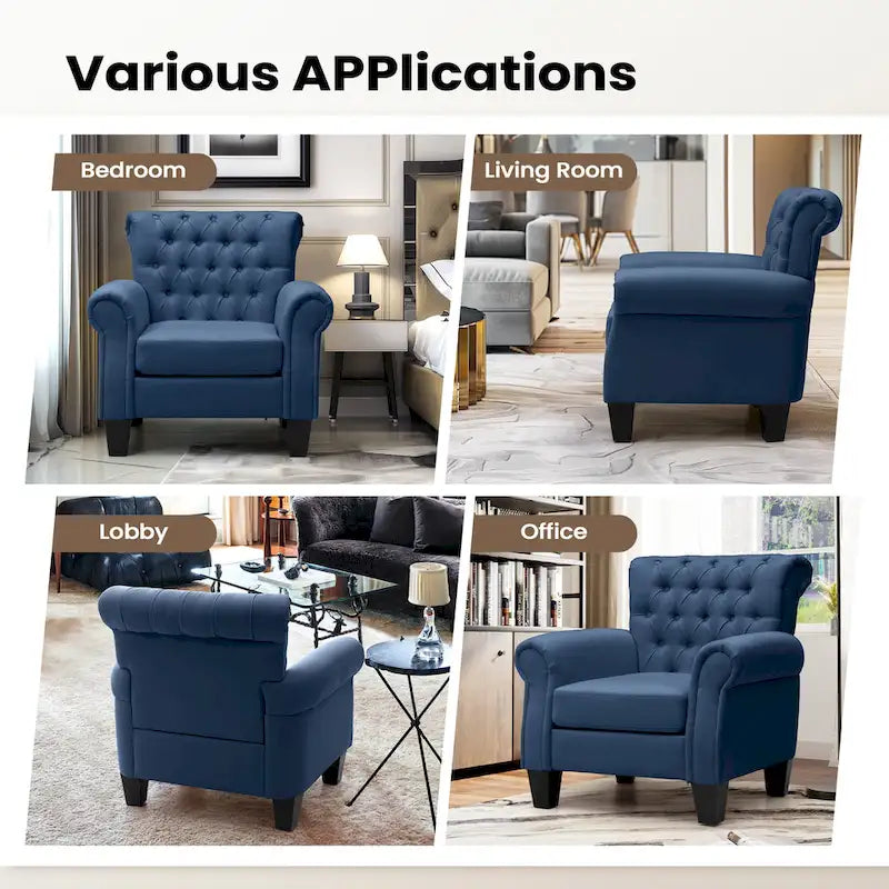 Fauteuil d'appoint moderne Pellebant pour salon