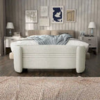 Banc de rangement contemporain en bouclette DH BASIC Pressice pour chambre à coucher ou entrée par Denhour