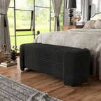 Banc de rangement contemporain en bouclette DH BASIC Pressice pour chambre à coucher ou entrée par Denhour