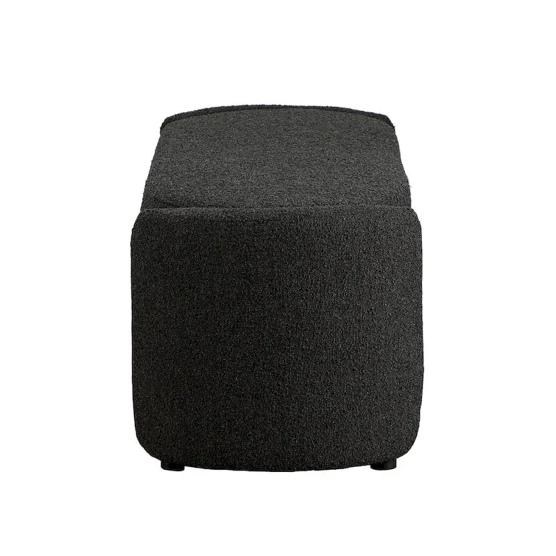 Banc de rangement contemporain en bouclette DH BASIC Pressice pour chambre à coucher ou entrée par Denhour