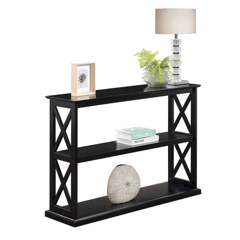 Table console avec étagères Coventry de Convenience Concepts