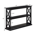 Table console avec étagères Coventry de Convenience Concepts