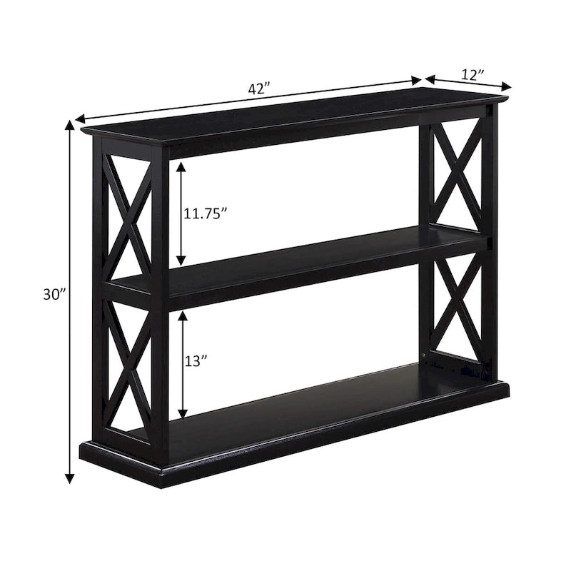 Table console avec étagères Coventry de Convenience Concepts