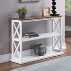 Table console avec étagères Coventry de Convenience Concepts