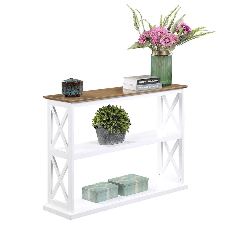 Table console avec étagères Coventry de Convenience Concepts