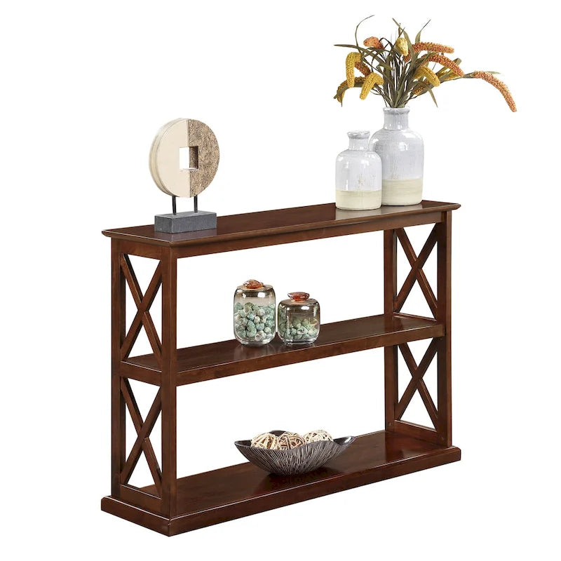 Table console avec étagères Coventry de Convenience Concepts