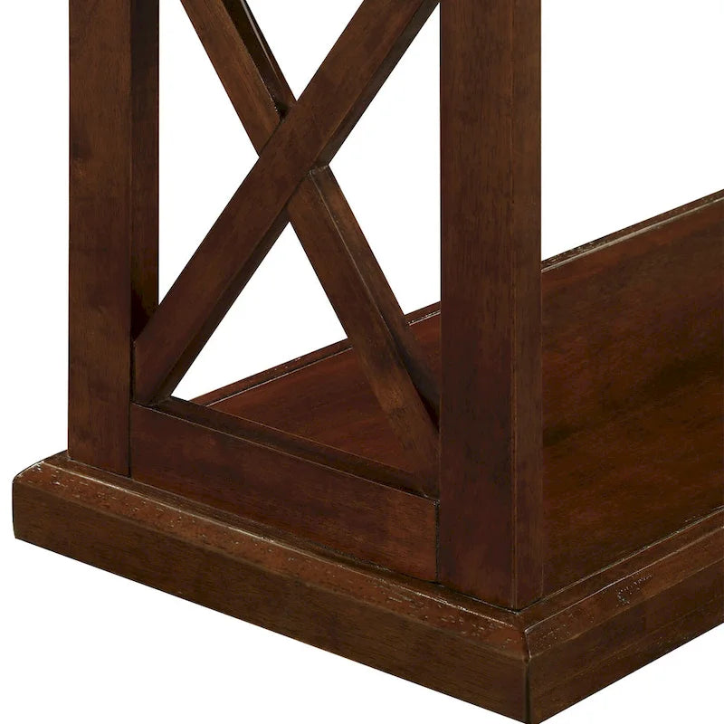 Table console avec étagères Coventry de Convenience Concepts