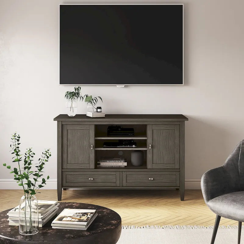 Meuble TV/multimédia de transition WYNDENHALL Norfolk pour téléviseurs jusqu'à 50 pouces