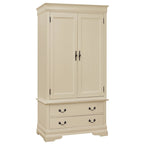 Armoire en bois avec 3 tiroirs et tringle à vêtements, 7 couleurs, 1 personne