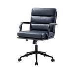 Fauteuil pivotant en similicuir | Camel / Noir / Sauge / Blanc / Marron / Marine | Simple