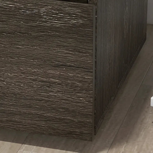 Commode de chevet à 3 tiroirs 82H x 77L cm Rangement de chambre
