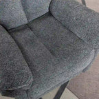 Fauteuil inclinable pivotant en tissu, canapé inclinable manuel, ensemble de deux