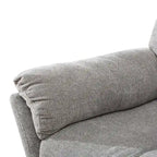 Fauteuil inclinable pivotant en tissu, canapé inclinable manuel, ensemble de deux