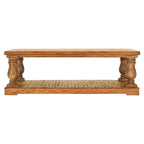 Table basse Edmaire Light Natural Baluster 55 pouces par iNSPIRE Q Artisan
