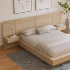 Ensemble de chambre à coucher 4 pièces Napa avec table de chevet flottante