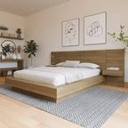 Ensemble de chambre à coucher 4 pièces Napa avec table de chevet flottante