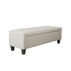 Porthos Home Wren Banc de rangement capitonné en tissu