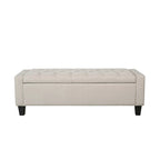 Porthos Home Wren Banc de rangement capitonné en tissu