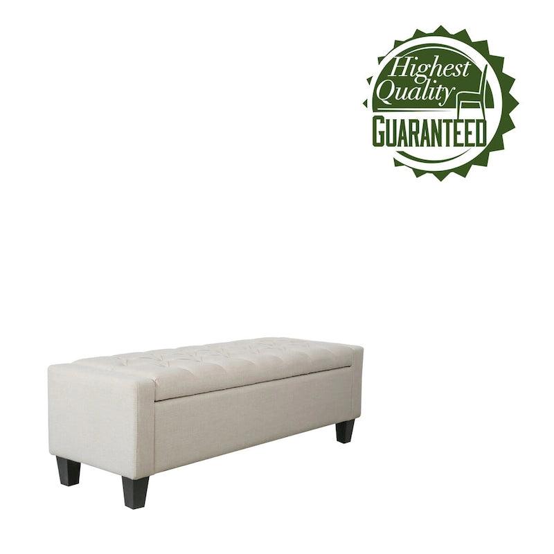 Porthos Home Wren Banc de rangement capitonné en tissu